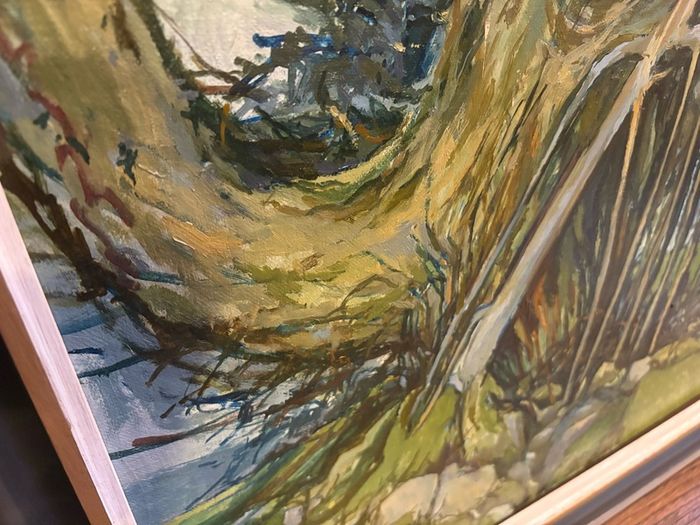 Original oil painting - Albert B Ogden