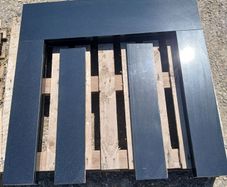 black marble fire insert