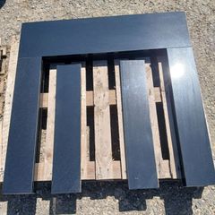black marble fire insert