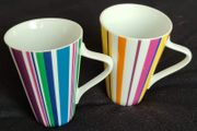 Pair of Maxwell Williams Striped Mugs