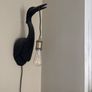 Pelican wall light with bulb and plug Image 3