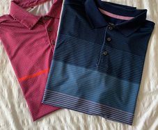 2 x Padraig Harrington golf tops (S) Short sleeved