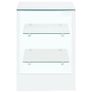 Coffee Table 50x40x56 cm Tempered Glass Image 3