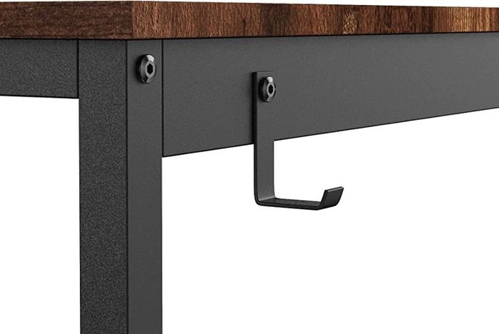 Writing Computer Desk,Office Work Desk for student and worker,Laptop Table with Storage Bag and Headphone Hook,Modern Simple Style Desks for Bedroom,Home, Office 100x50x75cm (FREE POSTAGE)