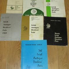 Irish Antique Fairs A Collection of Catalogues for the first 22 Irish Antique Dealers Fairs in the Mansion House Dublin from 1966- 1988 - Irish Antique Fairs Association