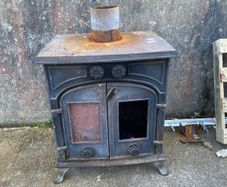 solid stove with back boiler