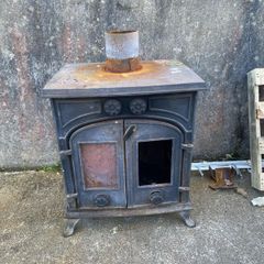 solid stove with back boiler