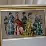 Vintage French 1950's Trumeau Gilted Mirror Image 2
