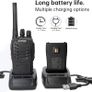 Walkie Talkies Long Range 2 Way Radios Rechargeable Walkie Talkie Portable Handheld 16Channels VOX Walky Talky Set with Earpiece,USB Charger,Battery (4 pack) Image 5