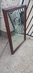 Dr Edmund Rice founder of the Christian brothers etched mirror,came from a old school,hard to come by ,heavy,lovely display,a piece of irish history,,hard to come by, buyer collects,sold as seen ,sorry pics not more clearer,I gave wood a light polish.