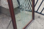 Dr Edmund Rice founder of the Christian brothers etched mirror,came from a old school,hard to come by ,heavy,lovely display,a piece of irish history,,hard to come by, buyer collects,sold as seen ,sorry pics not more clearer,I gave wood a light polish.