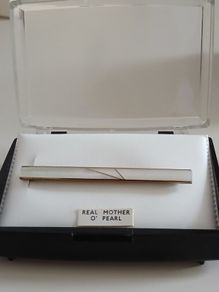 Real Mother of Pearl Tie Pin