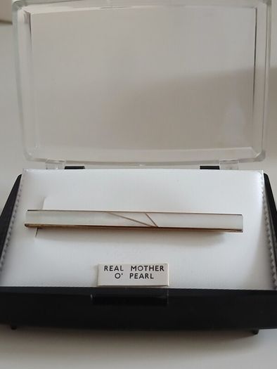 Real Mother of Pearl Tie Pin