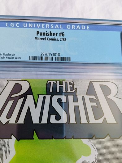 The Punisher  Issue 6 CBCS / CGC 9.6 Certified Graded Comic Framed  DC Marvel