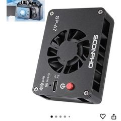 Soonpho Camera Cooling Fan Adjustable Mini Intelligent Cooling Fan with Type-C Charging Port compatible with Sony/Canon/FUJIFILM