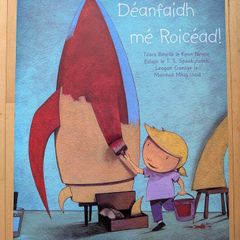 Deanfaidh me Roicead - large book as Gaeilge - brand new - less than half price