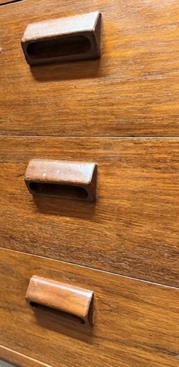 Early Borge Mogensen Model 145 Bureau in Teak and Oak