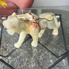 Luxury Hand-Carved Marble Tiger