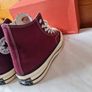 converse chuck Taylor 70 hi tops Size 9.5 eu 43 beetroot canvas in excellent condition Image 9