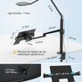 Laptop/Monitor Desk Mount Black With Light Image 3