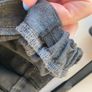 Dunnes grey skirt (as new) age 8-9 Image 4
