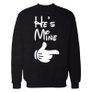 He's Mine She's Mine Couple Love Sweatshirts valentines day gift present Image 2