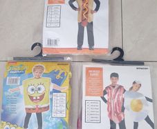 costumes bnwt Spongebob, hot dog, breakfast buddies