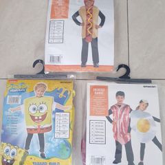 costumes bnwt Spongebob, hot dog, breakfast buddies