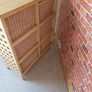 Dresser with 6 wicker baskets Image 3