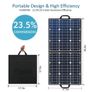 Foldable Solar Charger Battery Outdoor Garden for Generator Phones Image 2