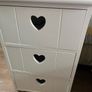 Beside Table with heart design Image 3