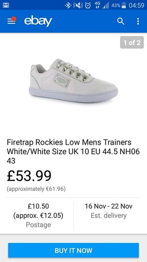 Firetrap Real Leather Trainers