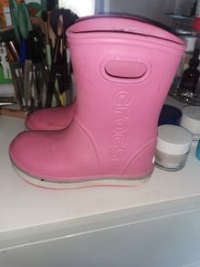 girls crocs wellies