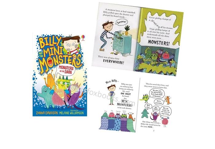 Children Books Billy and The Mini Monsters 6 Books Collection Set By Zanna Davidson - Age 5+