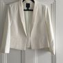 NEW LOOK Ladies White Blazer: Size 10 - AS NEW - Also available in Blush Image 2