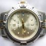 Hugo Maxx  Euro Design 18K Plated Diver Analog Quartz Watch New Battery Image 2