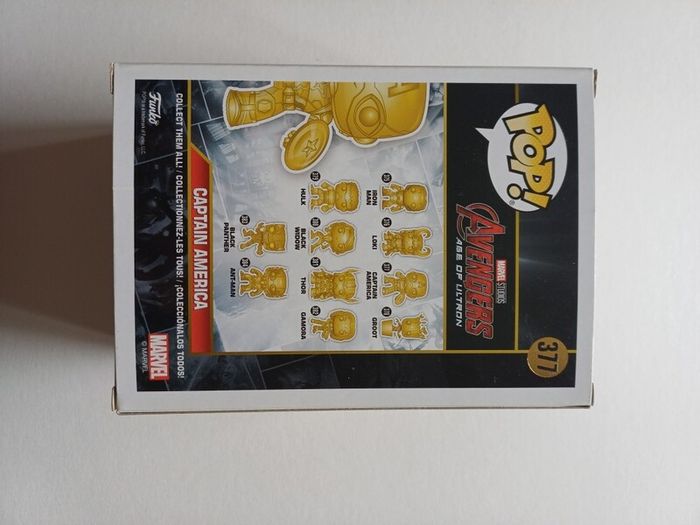 #377 Captain America Gold Funko Pop!