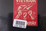 Vietnam is Invincible : Vintage Matchbox Cover-Label