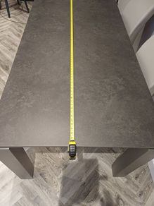 Table Terenzo ceramic grey