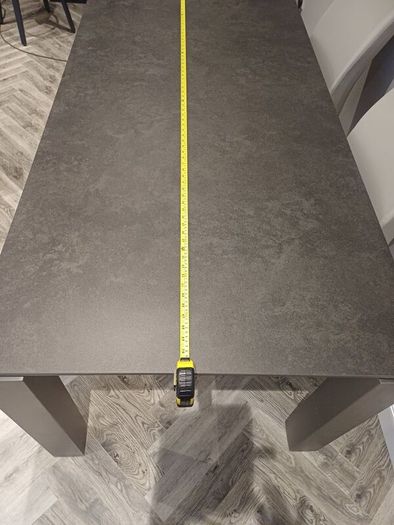 Table Terenzo ceramic grey
