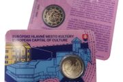 Slovakia 2 Euro Commemorative Coin 2026 - Trencin. Coincard. BU
