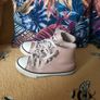pink leather converse Image 3