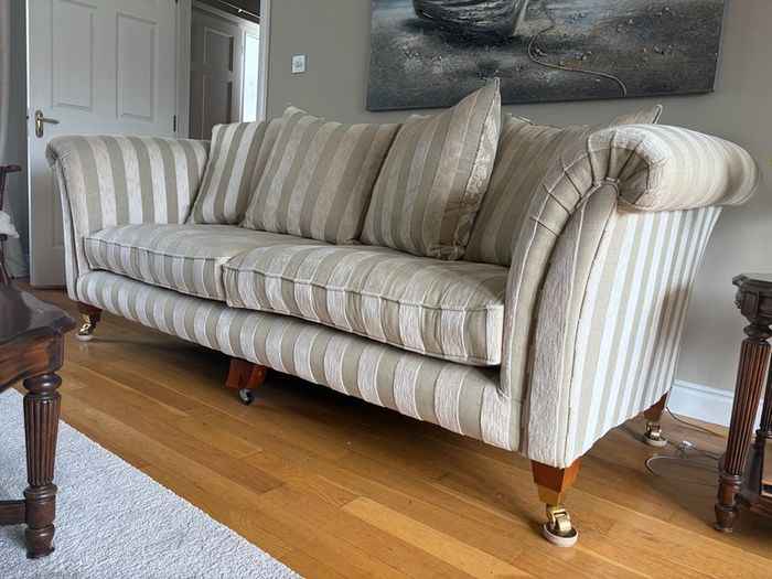 Large Finline Designer Sofa