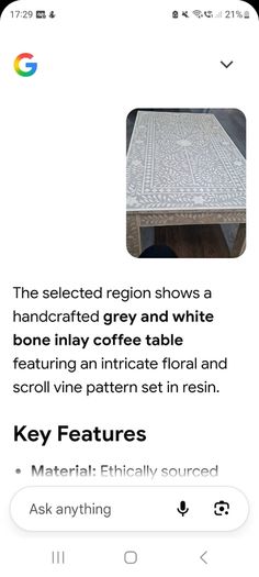 coffee table