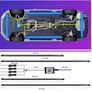 APP Controlled 4pcs 90X120CM Car Underglow Underbody  LED Strip Light Image 3
