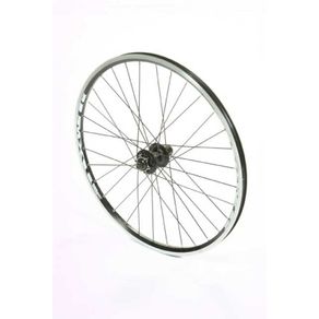 Rear Silver Q/R Wheel D/W Disc, 8/9 Spd Cassette