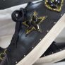 Rebecca Minkoff Michell black and gold leather trainers Sz 41 (Fit 8-8.5UK) - Rrp 195 - BNIB Image 9