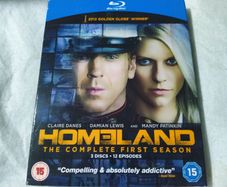 BNWT Homeland Season 1 Blu-ray Boxset