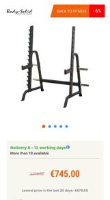 Body-Solid GPR370B Rack Multipress