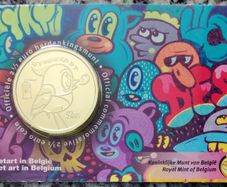 Belgium 2.5 Euro Base Metals Brilliant Uncirculated Coin 2025 - Streetart in Belgium